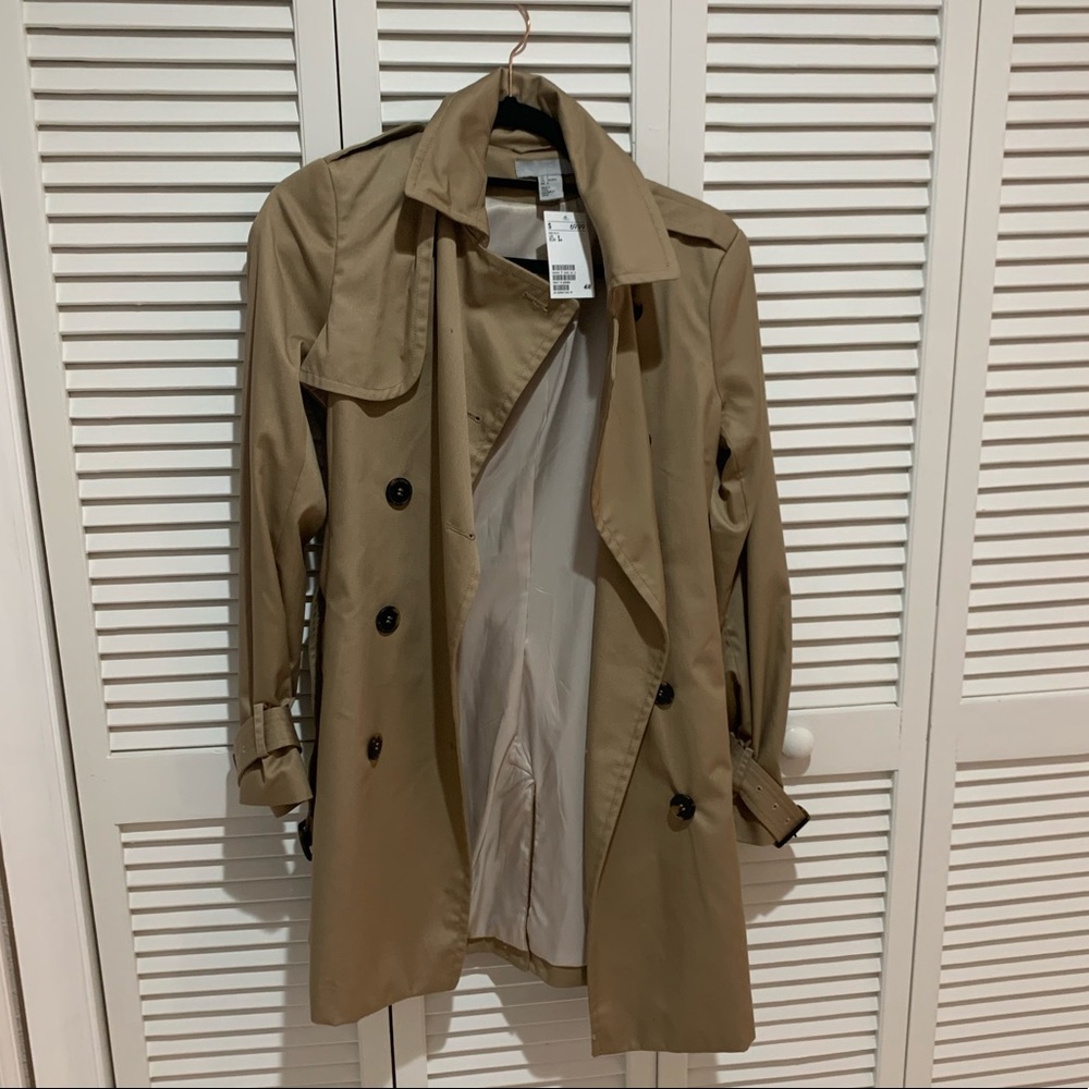 Beige H&M Trench Coat
